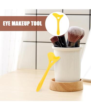 FOMIYES Silicone Winged Tip Eyeliner Stencils Eye Makeup Tool Fishtail Design Eyeliner Applicator Eyeliner Mascara Guards Yellow - Buy Online on GoSupps.com