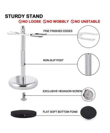 Cumberbatch Men's Shaving Kit Set - Badger Brush, Razor Stand, Steel Bowl - Perfect Gift Set - Buy Online on GoSupps.com