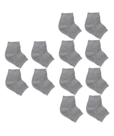 POPETPOP 6 Pairs Man Socks Men Socks Gel Heel Sleeves Mens Socks Dry Feet Socks Rough Calluses Socks Mens Stocking Heel Sleeves Protectors Mens Gel Moisturizing Socks Men and Women Pedicure
