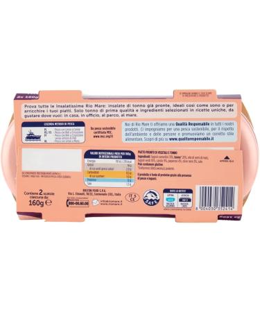 3 x Rio Mare Insalatissime fagioli e tonno mix of beans and tuna (2 x 160 g) - Buy Online on GoSupps.com