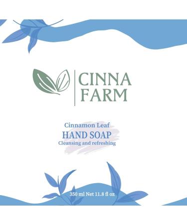 CinnaFarm Hand soap from Cinnamon leaves extraction cleansing and refreshing natural ingredients vitamin B5 no artificial flavors fulfates and silicones free 2-Pack (11.8 oz each) - Buy Online on GoSupps.com