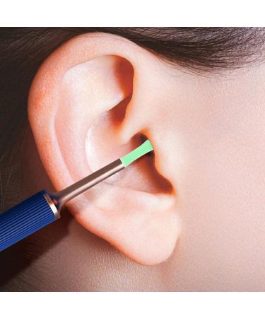 FRCOLOR Ear Spoon Replacement Accessories - 5pcs Silicone Ear Cleaner Tips for Ear Wax Removal | Reusable Light Green Covers & Sleeves - Buy Online on GoSupps.com