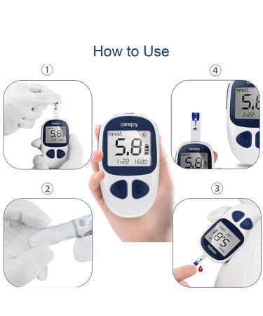 Digital Glucometer Kit with 50 Test Strips and Lancets for Blood Glucose Monitoring - Buy Online on GoSupps.com