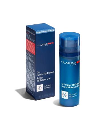 CLARINSMEN Super Moisture Gel - Cooling Gel for Men | Hydrates, Mattifies, Soothes, Energizes | Defies Shine, Calms and Tones Skin After Shaving - 1.7 oz - Buy Online on GoSupps.com