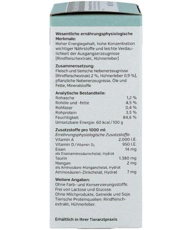 OZoo GmbH Reconvales Tonic for Cats - Premium Health Supplement for Cats | International Shipping Available - Buy Online on GoSupps.com