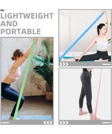 Buy Beaupretty 5pcs Resistance Bands - Elastic Workout Bands for Yoga Pilates & Home Gym - International Shipping Available - Buy Online on GoSupps.com