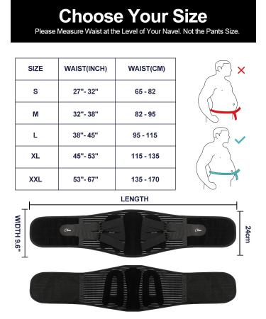 Back Brace for Lower Back Pain Relief - Breathable Support Belt for Men & Women - Ergonomic Lumbar Support for Herniated Disc Sciatica & More - Medium (Waist: 32-38 - Buy Online on GoSupps.com