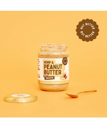 Peanut Butter with Hemp - Almost Smooth Hemp & Nut Butter - 330 g Vegan & Vegetarian Friendly All Natural Peanut Butter - With Omega 3 & 6 Plant Based Protein & Fibre by Gaia s Farming Co. 330 g (Pack of 1) - Buy Online on GoSupps.com