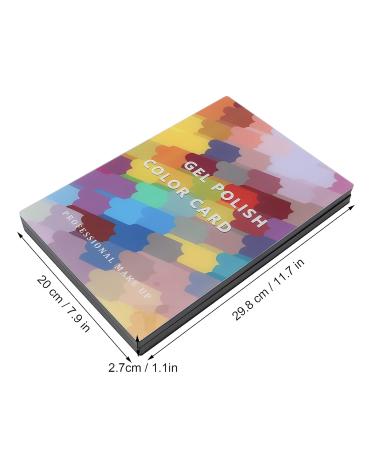 Nail Color Chart Book | Stylish Nail Polish Display for Salons & Manicure Shops - Perfect for Women & Girls - Buy Online on GoSupps.com