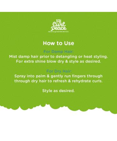 Just For Me Curl Peace 5-In-1 Wonder Spray - Detangles, Nourishes, Heat-Protects, Reduces Frizz, Adds Shine - 8 oz - Buy Online on GoSupps.com