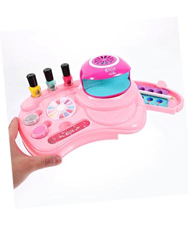 Healeved 3 Sets Nail Art Set Toy Nail Art Decoration Kit Kids Tool Kit Nail Decorations for Nail Art Toys for Girls Nail Gel Polish Children Nail Art Kit Pink Make up Decorate Plastic - Buy Online on GoSupps.com