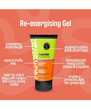 Osmo Essence Reenergizing Curl Defining Gel Nourishing & Protective Gel Style and Define Curls 150ml - Buy Online on GoSupps.com