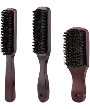 AMOYER Men s Beard Brush - Wooden Handle Boar Bristle Mustache & Hair Styling Comb for Grooming & Shaving - Buy Online on GoSupps.com