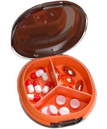 Travel Pill Organizer - 58g Portable Daily Pill Box | Easy-to-Use Sealed Medicine Case for On-the-Go | International Shipping Available - Buy Online on GoSupps.com