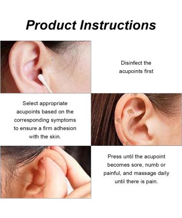 600Pcs Graine D'oreille D'acupuncture Vaccaria Graines D'oreille Oreille Presse Graines Acupuncture Points Acupuncture Graines Magn tiques Th rapies Auriculaire Kiuiom - Buy Online on GoSupps.com