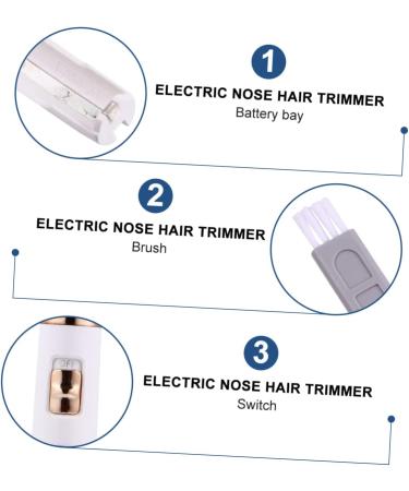 Buy Electric Nose Hair Trimmer for Women - Facial Hair Removal Razor | Fast International Shipping - Buy Online on GoSupps.com