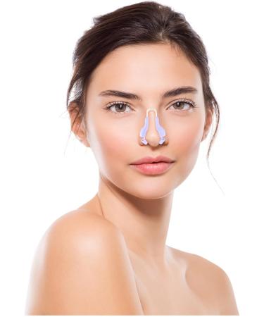 SEWACC Pince de Remodelage du Nez Silicone 2 Pi ces Taille Unique Correcteur de Nez Indolore pour Adultes Lecture et Sommeil Couleur Rose Tendre et Violet l gant - Buy Online on GoSupps.com