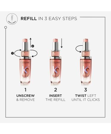 K rastase Chroma Absolu High Shine Hair Oil for Damaged Colour-Treated Hair Lightweight Formula with Lactic Acid Huile Chroma clat Refillable Bottle 75ml - Buy Online on GoSupps.com