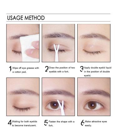Natural Waterproof Double Eyelid Glue Pen | Long Lasting Adhesive for Instant Upper Eyelid Lift | Invisible & Waterproof Formula for Droopy Hooded Eyes - Buy Online on GoSupps.com