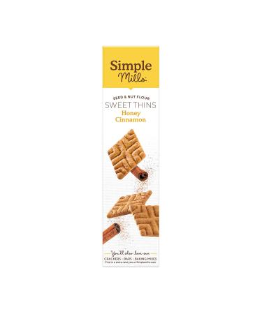 Simple Mills Sweet Thins Cookies 4.25 oz Pack of 6 - Nut & Seed Flour, Honey & Cinnamon, Gluten Free, Paleo Friendly, Healthy Snacks - Buy Online on GoSupps.com