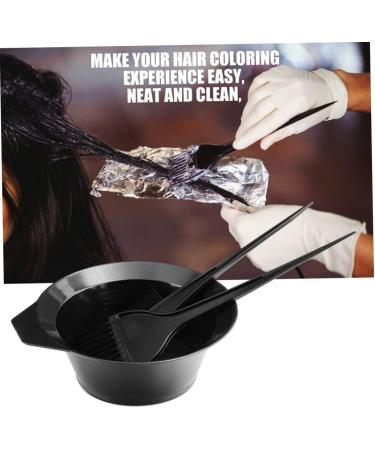Hair Dye Coloring Set Hair Dye Comb Brush with Mixing Bowl Hair Coloring Applicator Comb Set DIY Salon Tool - Buy Online on GoSupps.com