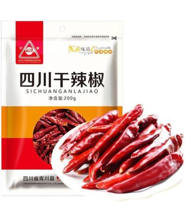 Dried chili pepper stir-fry seasoning crispy spicy snacks (100/200/500g) pepper red chili sauce side dishes and vegetables Chinese special dipping sauce Spicy snack ingredients (200g)