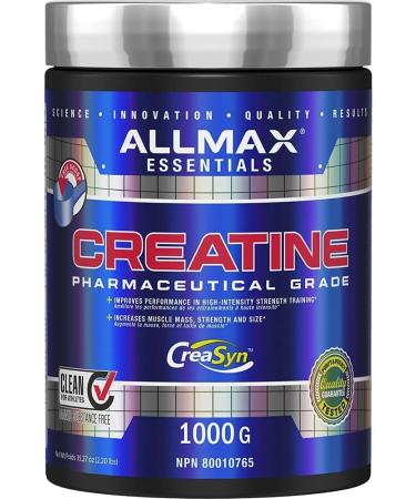 ALLLMAX Creatine 1000 Gram 1000 gram & 100% pharmaceutical grade maximum strength + absorption Taurine 400g - Buy Online on GoSupps.com