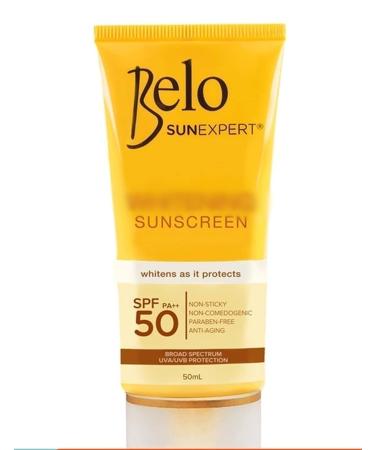 Belo Sunexpert Sunscreen SPF 50 PA++  50ml - Broad Spectrum UVA/UVB Protection