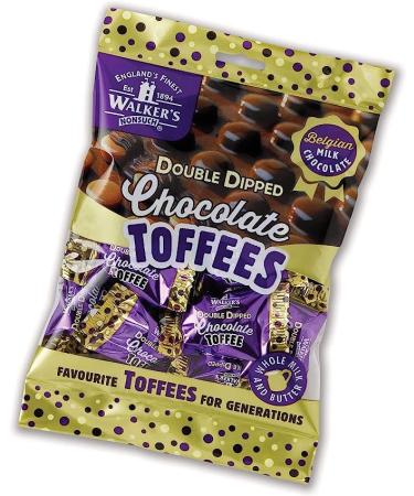 Walker's Nonsuch Double Dipped Chocolate Toffees 135g - 6 Pack in Premier Life Store Box