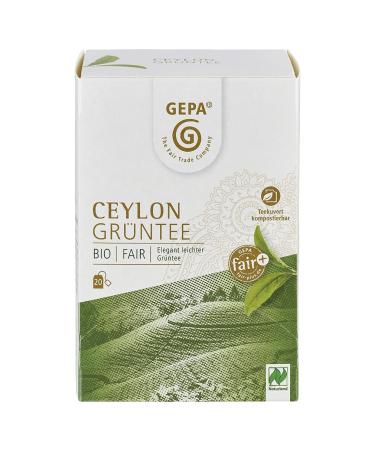 GEPA GEPA Bio Ceylon Green Tea (1 x 20 pieces) Green Tea Bags