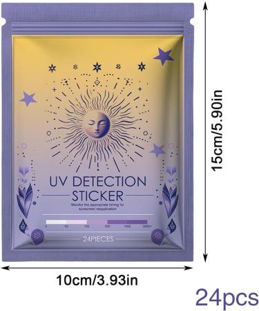 Suncream Solar projection UV detection sticker sun lamp waterproof starshaped sun protection solar patch recognizes patches for children and adults care - Buy Online on GoSupps.com