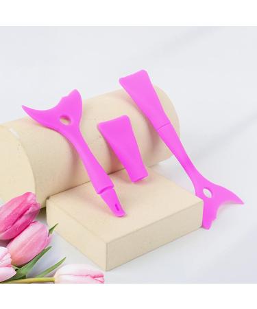 3pcs Reusable Silicone Eyeshadow and Mascara Shield Applicator Guard Pads Stencils Wing Tip Portable Easy Makeup Tool for Face Cream Mask - Buy Online on GoSupps.com