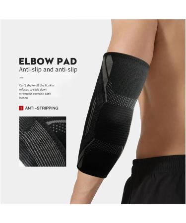LYHYDMA Elbow protector knitted elbow pads sealing fitness warmth sports nonslip breathable inspiration arm protectors M M Black - Buy Online on GoSupps.com