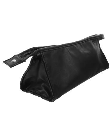 Beavorty 2pcs Hair Dryer Storage Bag Curling Iron Travel Case Hair Dryer Pouch Pu Carrying Bag Modeling