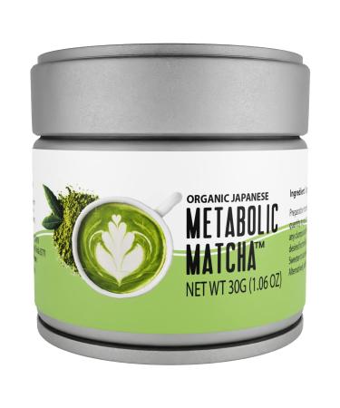 NaturalSlim Metabolic Matcha  Organic Japanese Matcha Green Tea Powder, 1.06 Oz / 30 G - Anti Aging & Antioxidant Pure Matcha Powder to Support Metabolism, Skin & Heart Health - Best Diet Drink