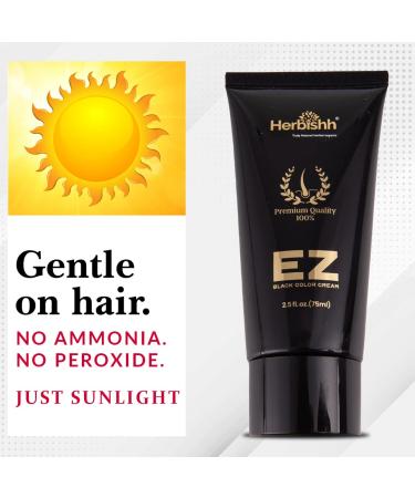 Herbishh Hair Color Cream for Gray Coverage No Rinse Hair Dye for Men & Women with Argan Oil Long Lasting & Safe Formula Advanced Japanese Technology - Buy Online on GoSupps.com