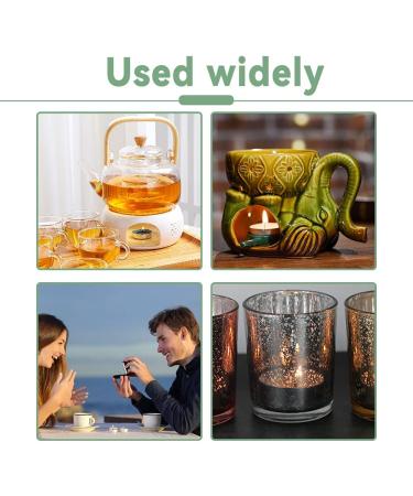 100 Pcs Aluminum Tea Light Cups with Wicks - DIY Candle Making Supplies - Buy Online on GoSupps.com
