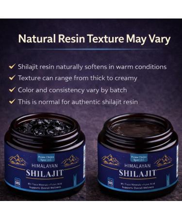 Prime Choice Spot LLC Himalayan Shilajit Resin 50g | Pure Gold Grade Mumiyo from Gilgit-Baltistan | Raw Mineral Pitch with Fulvic & Humic Acid | 85+ Trace Minerals - Buy Online on GoSupps.com
