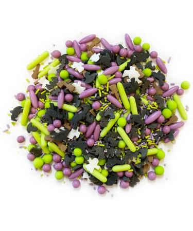 Sprinkletti - Hocus Pocus - Cake Topper Sprinkles - 100g Edible Glimmer Cupcake Decorations Ideal For Halloween Themed Cakes & Bakes - Buy Online on GoSupps.com