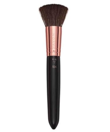 Buffing Foundation Brush - Nylon bristles. Approx. 15cm. PVC protective sleeve. Vegan friendly by Avon