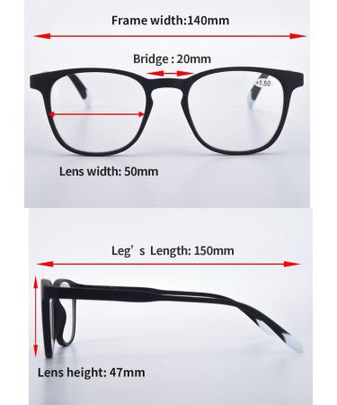 Buy Lanlang 2-Pack Blue Light Filter Glasses for Men - Anti-Eye Strain & UV Protection - Stylish Black & Blue - 0-4.0 Diopters - Buy Online on GoSupps.com