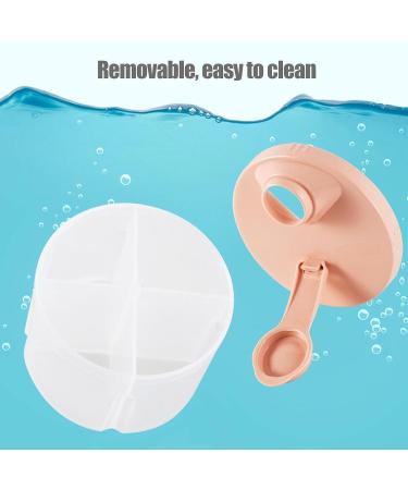Baby Milk Powder Formula Dispenser Milk Powder Dispenser Portable Four-Compartment Milk Powder Storage Box Compartment Can Hold 40g for Infant Toddler Children Travel Outdoor - Buy Online on GoSupps.com