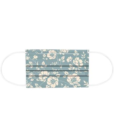 Lulupi 10-Pack Flower Motif Adult Mouth & Nose Protection | Elegant Breathable Masks with Necklace for Women - Buy Online on GoSupps.com