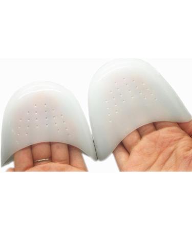 Buy Sichun 1 Pair Silica Gel Front Toe Caps for Ballet Shoes Pain Relief & Comfort in White - Buy Online on GoSupps.com