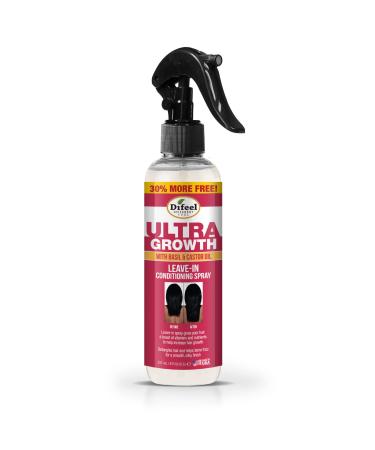 Difeel Ultra Growth Basil & Castor Hair Oil Leave in Conditioning Treatment 8 oz. - Large Bottle - Buy Online on GoSupps.com
