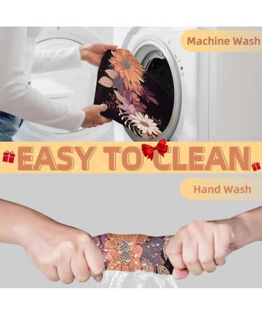 Flower Circle Vintage Beard Bib - Non-Stick Hair Catcher for Men | Ideal Gift for Dad & Husband - Buy Online on GoSupps.com