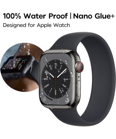 Mowei 3-Pack Apple Watch Series 8/7 Screen Protector 45mm - Premium 9H Tempered Glass, Full Coverage, Bubble-Free, Waterproof - Infinite HD Shield for Apple Watch 7/8 45mm - Buy Online on GoSupps.com
