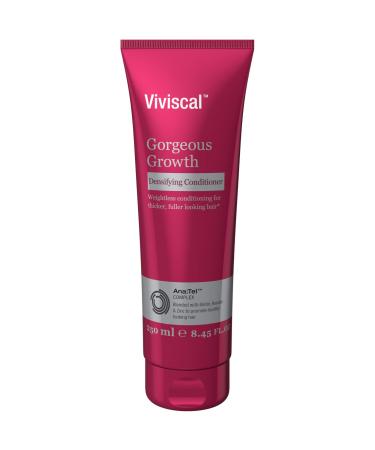 Viviscal Gorgeous Growth Densifying Conditioner for Thicker  Fuller Hair | Ana:Tel Proprietary Complex with Keratin  Biotin  Zinc | 8.45 Ounce