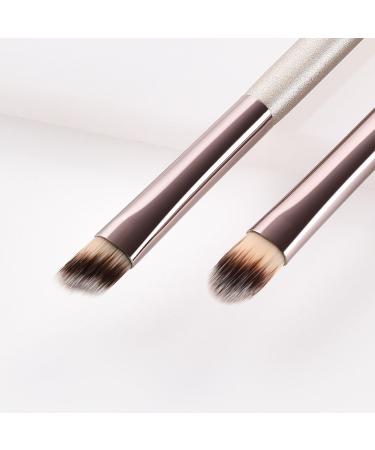 Angled Eyebrow Brush Eyelash Brush Eyelash Comb Eyeshadow Brush Eye Makeup Brush Double Head Eyebrow Brush For Makeup - Buy Online on GoSupps.com
