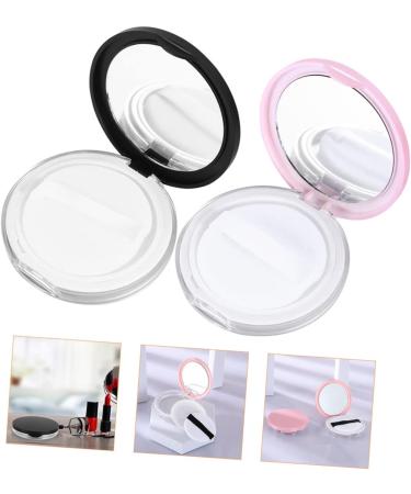 MAGICLULU 4 Sets Powder Puff Storage Box Loose Powder Compact Container Travel Lotion Container Portable Powder Container Accessories Rosy Lips Makeup Concealer Foundation Box Clamshell - Buy Online on GoSupps.com